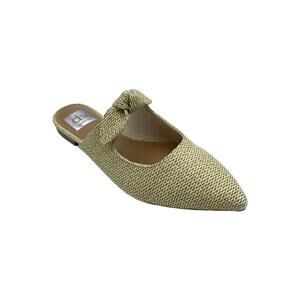 DV by Dolce Vita Women's Christian Slip-On Pointed Toe Flats Raffia - Medium